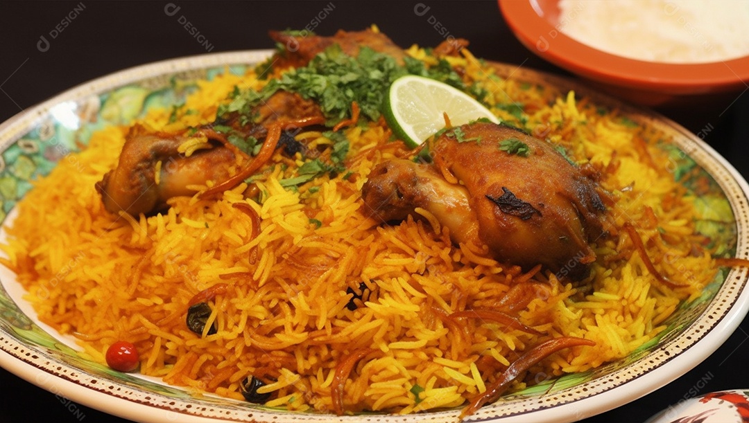 Deliciosa galinhada comida típica brasileira