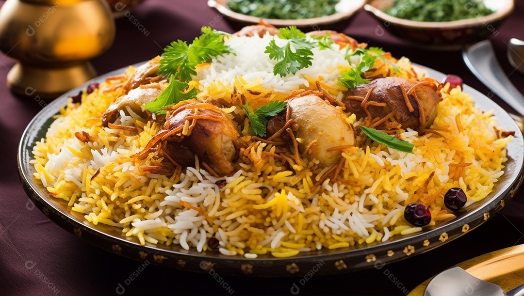 Deliciosa galinhada comida típica brasileira