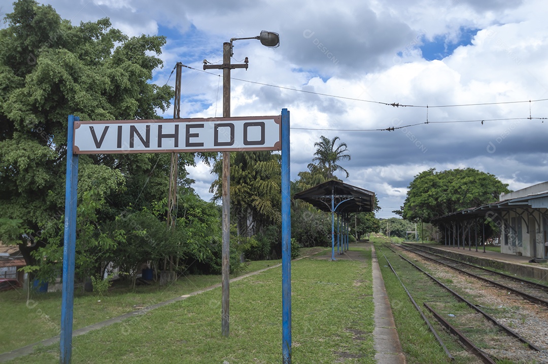 Antiga estação de trem de vinhedo