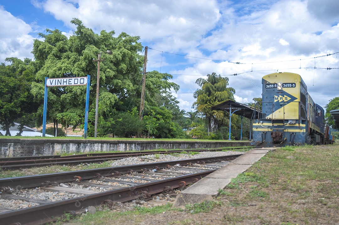 Antiga estação de trem de vinhedo