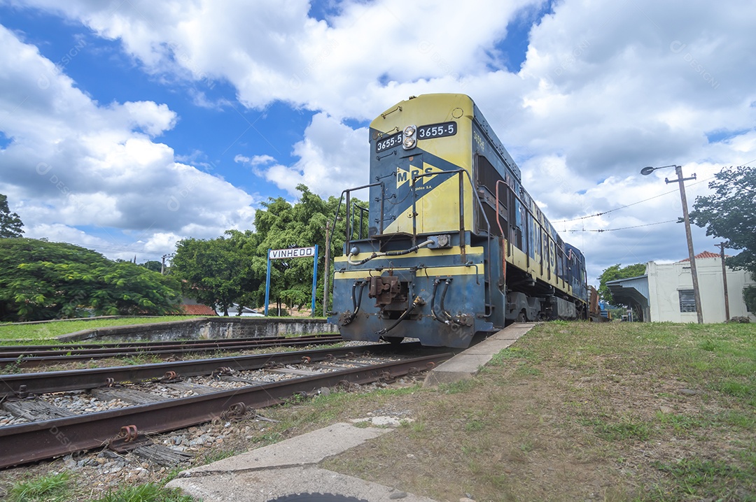 Antiga estação de trem de vinhedo