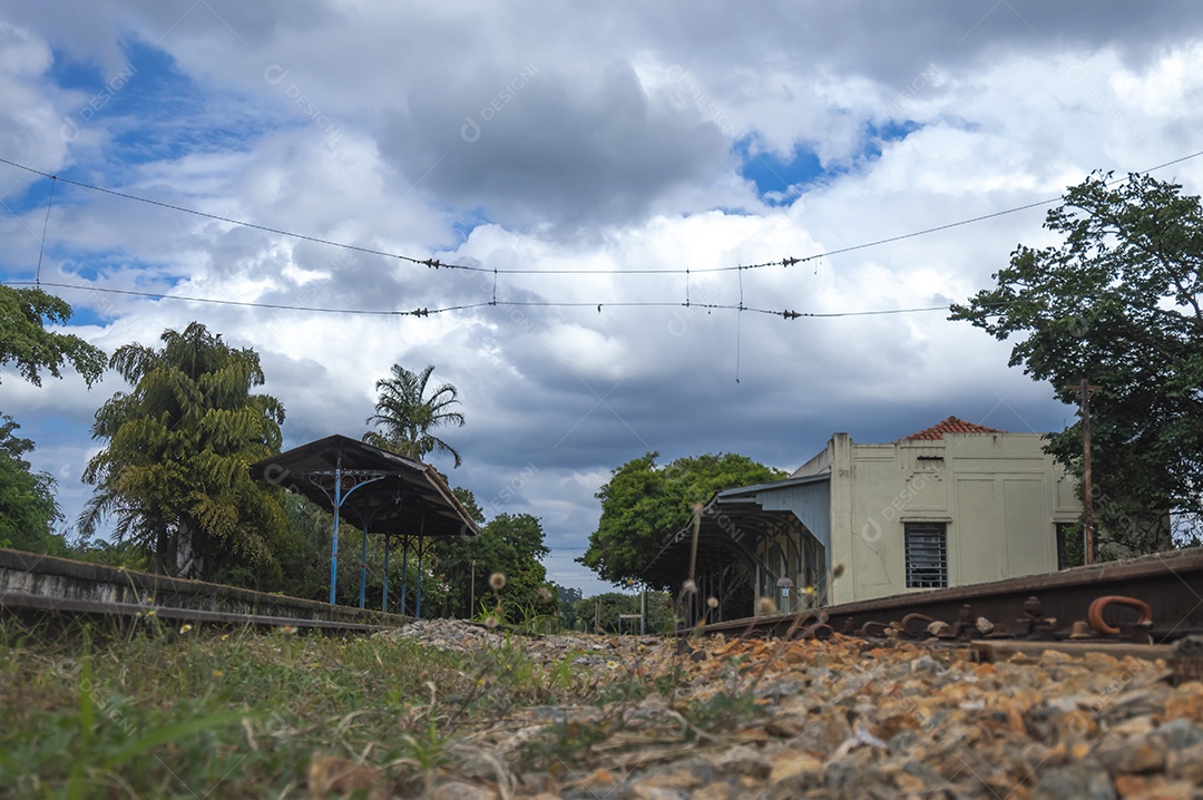 Antiga estação de trem de vinhedo