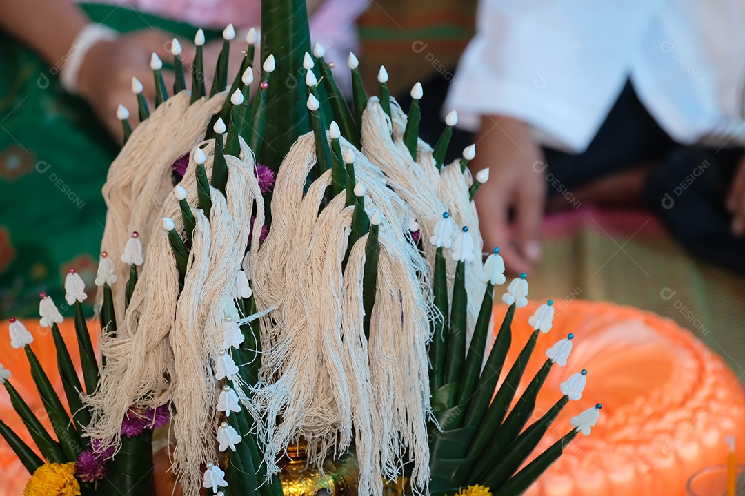 Decoração de festival budista