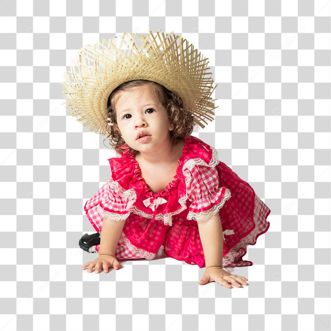 Imagem Criança Agachada PNG Transparente