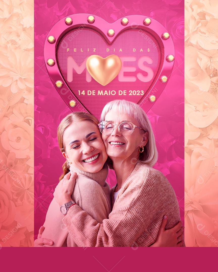Social Media Feed Feliz Dia Das Mães 14 De Maio PSD Editavel