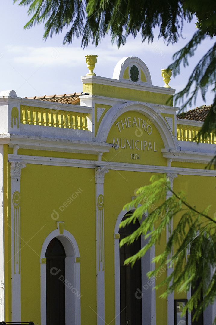 Detalhes arquitetônicos de casas tombadas na cidade de São José
