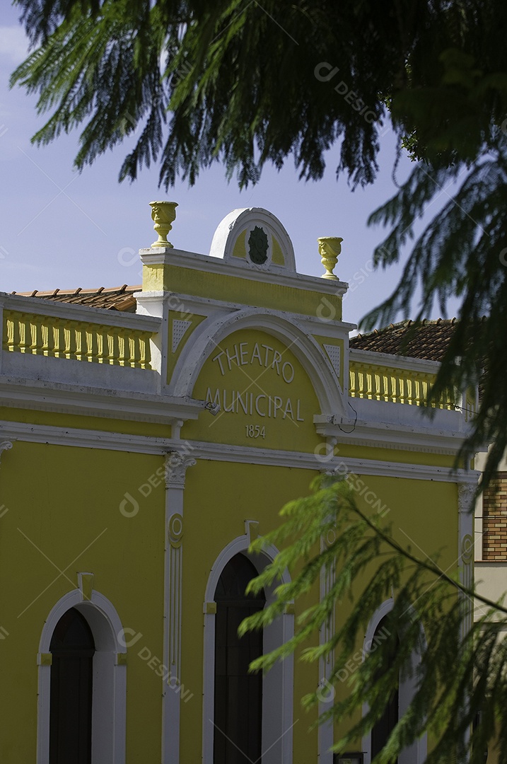 Detalhes arquitetônicos de casas tombadas na cidade de São José