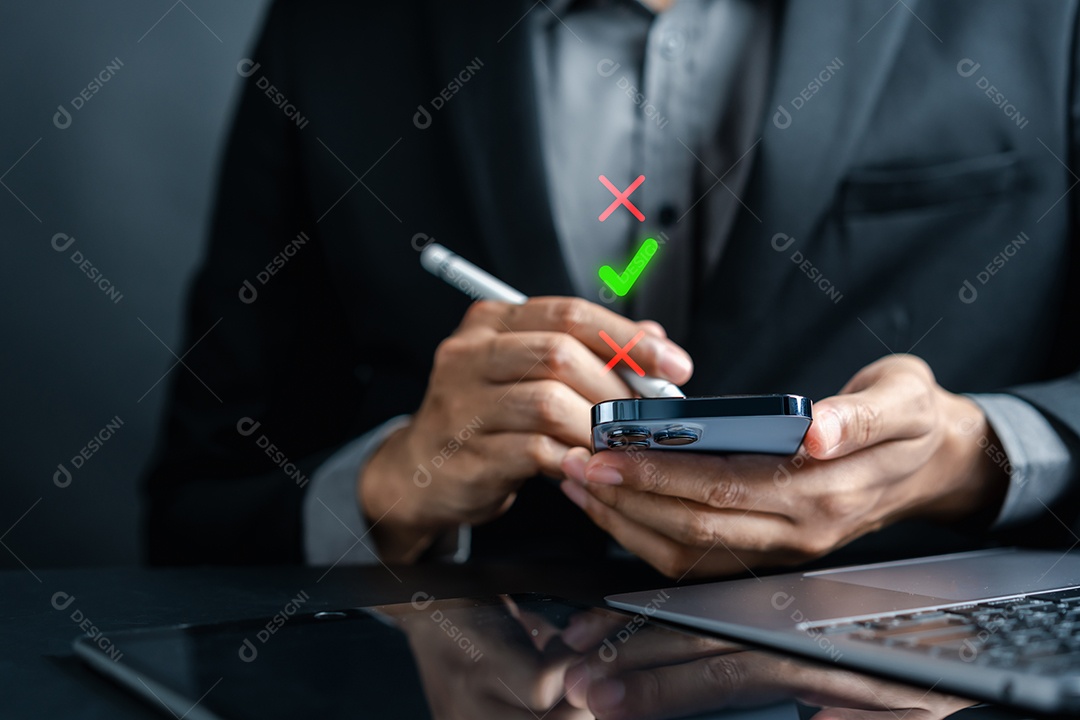 Lista de verificação Gerenciamento de qualidade com garantia de qualidade ou QA e controle de qualidade ou QC e melhoria.