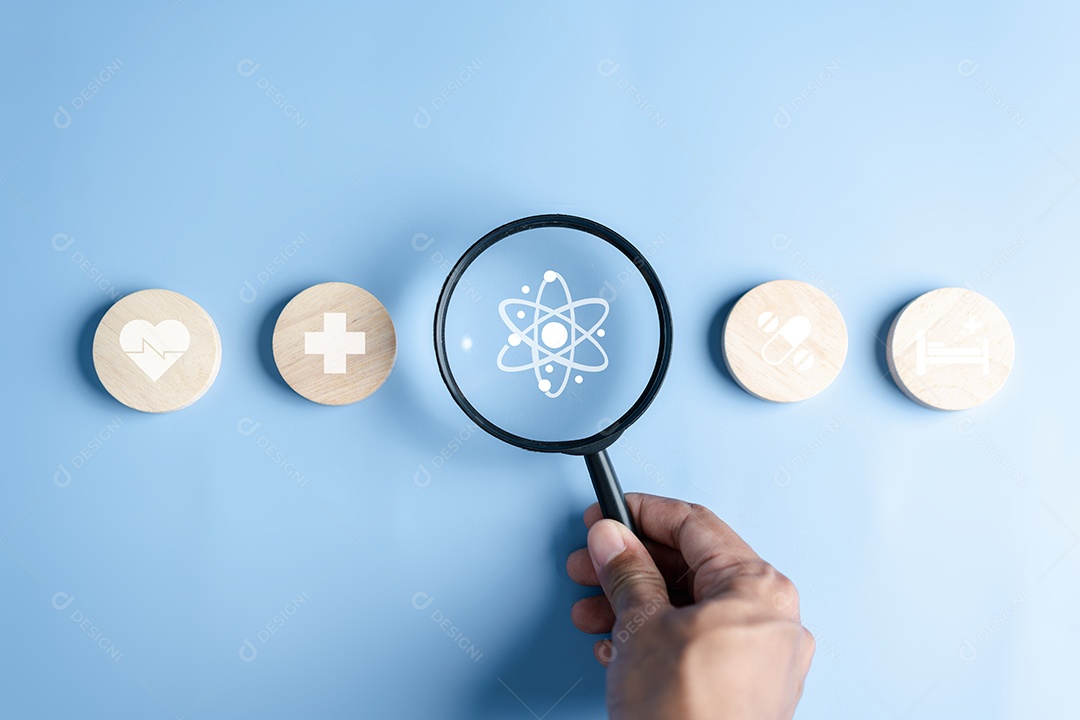 Conceito médico de saúde seguro de saúde.