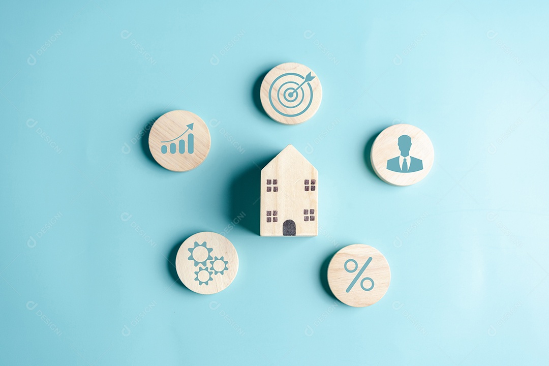 Aumento do valor do imóvel ou casa de propriedade.