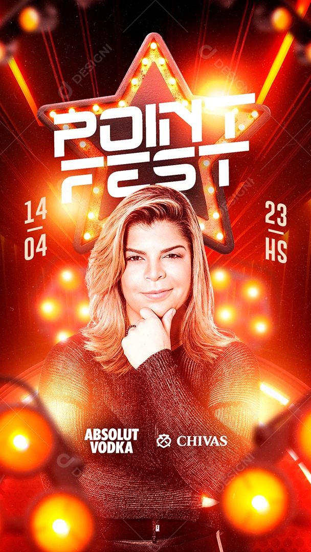 Story Point Fest Flyer Social Media PSD Editável