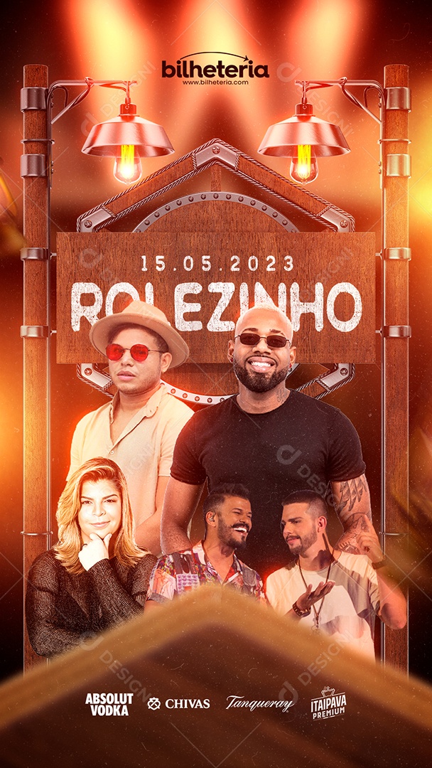 Story Rolezinho Flyer Social Media PSD Editável