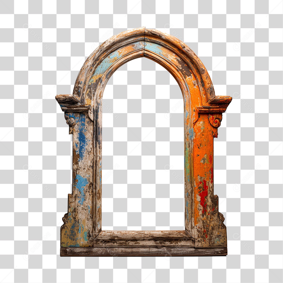 Elemento 3D Para Composição Janela de São João PNG Transparente