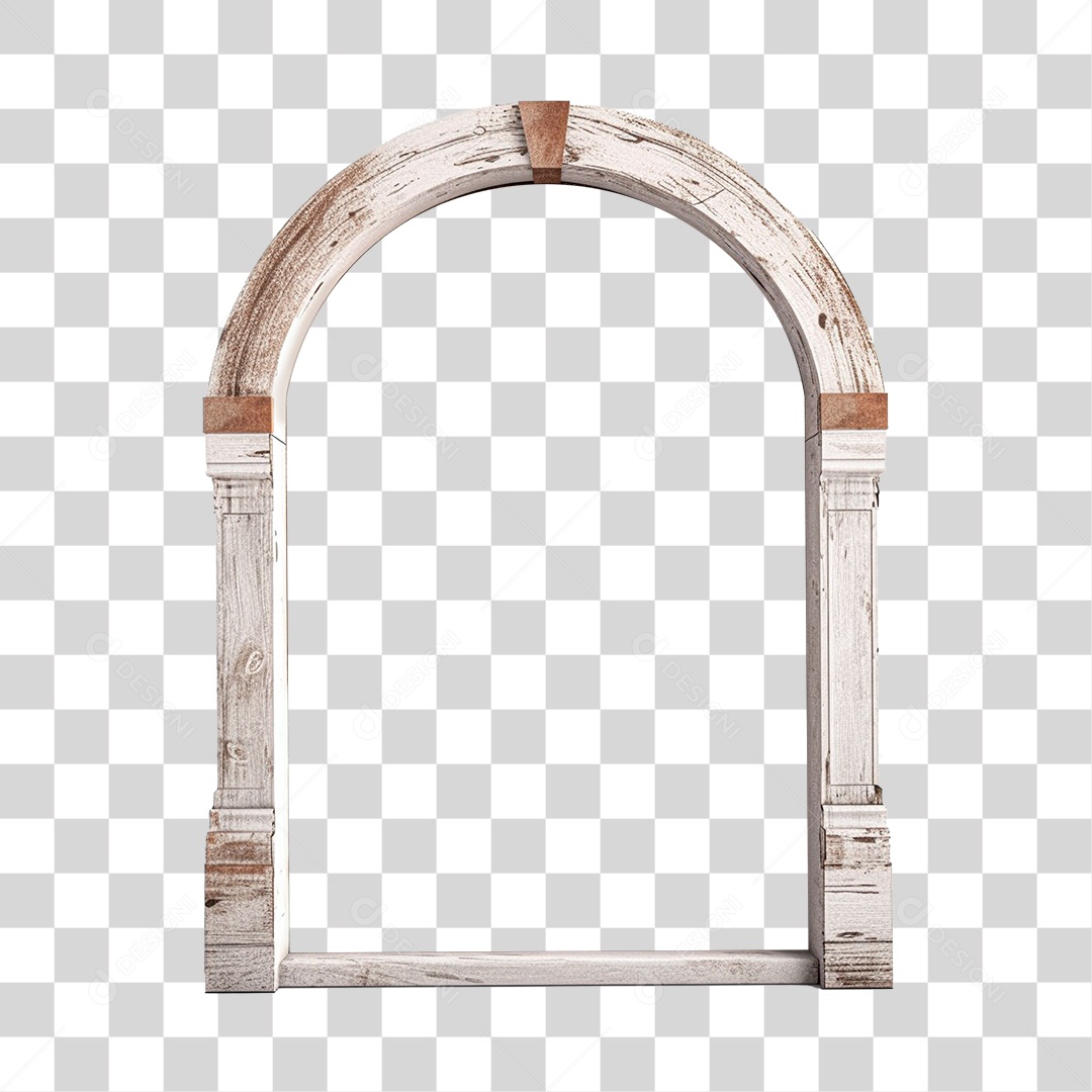 Elemento 3D Para Composição Janela de São João PNG Transparente