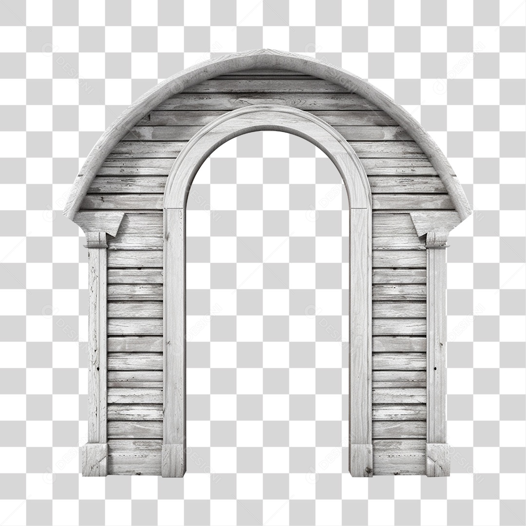 Elemento 3D Para Composição Janela de São João PNG Transparente