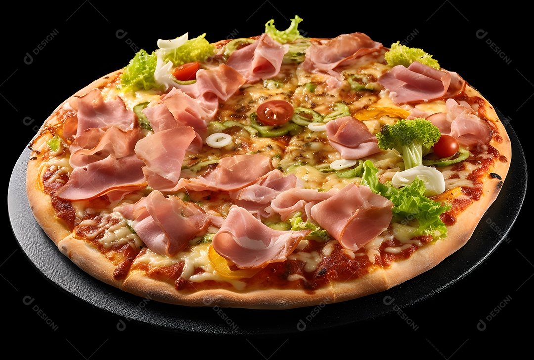 Fatia de pizza alimento saboroso