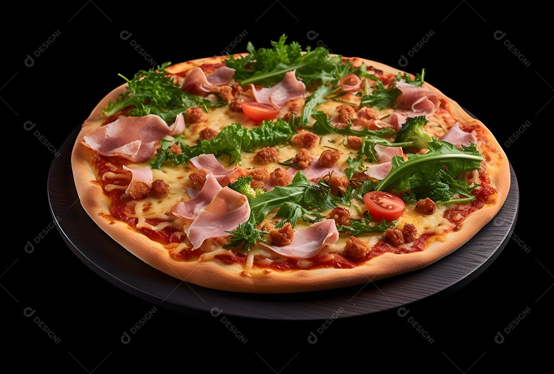 Fatia de pizza alimento saboroso