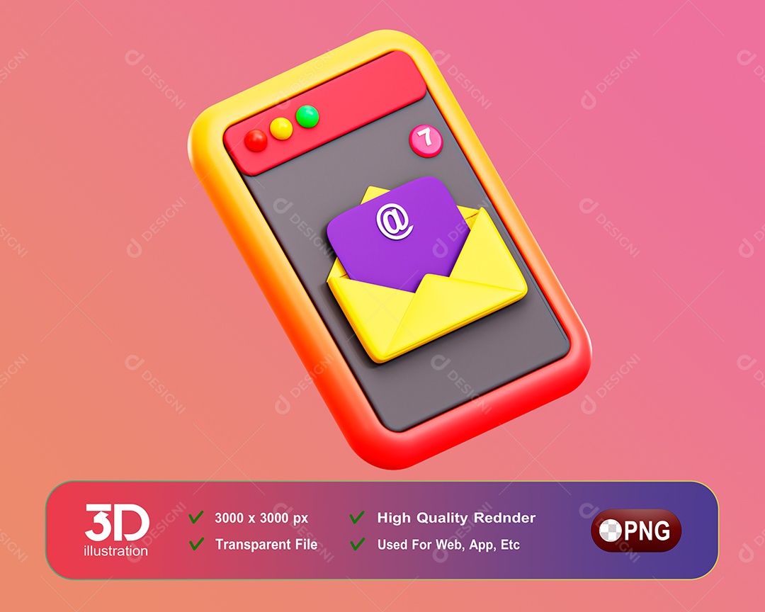 5Elemento 3D Smartfone Para Composição PSD