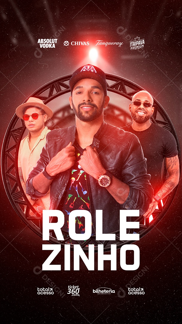 Story Rolezinho Flyer Tierry Painted Nail Social Media PSD Editable