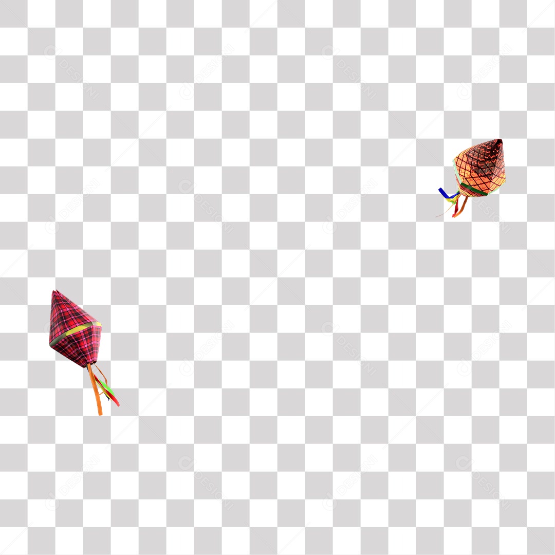 Balões De Ar De São João Elemento 3D PNG Transparente