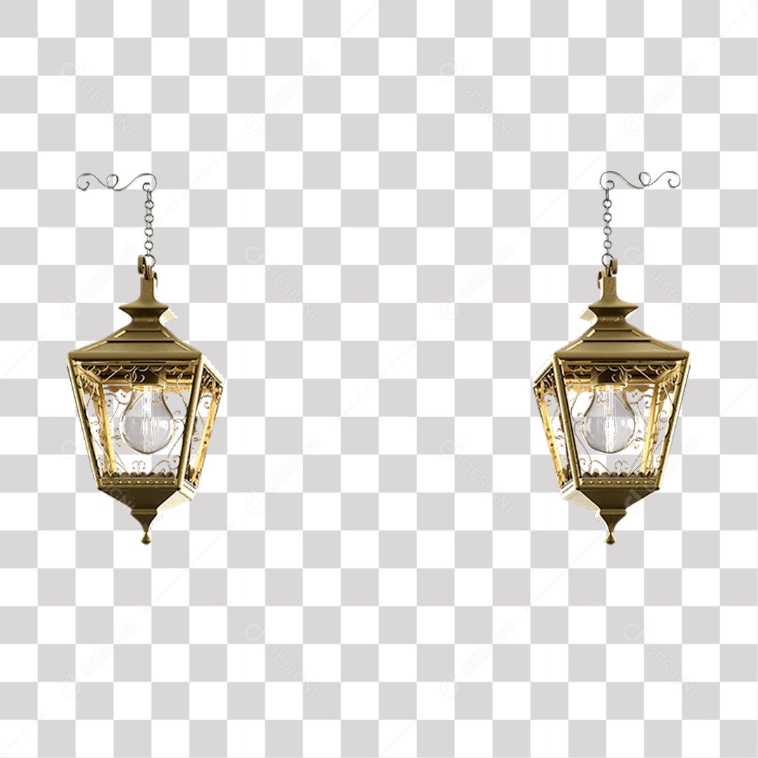 Lâmparina Elemento 3D PNG Transparente