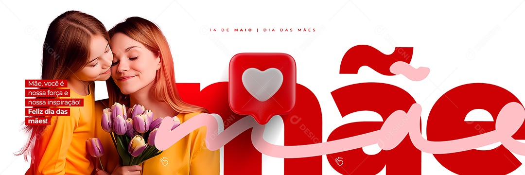 Mother You Are Our Strength and Our Inspiration Happy Mother's Day Editable Social Media PSD Carousel
