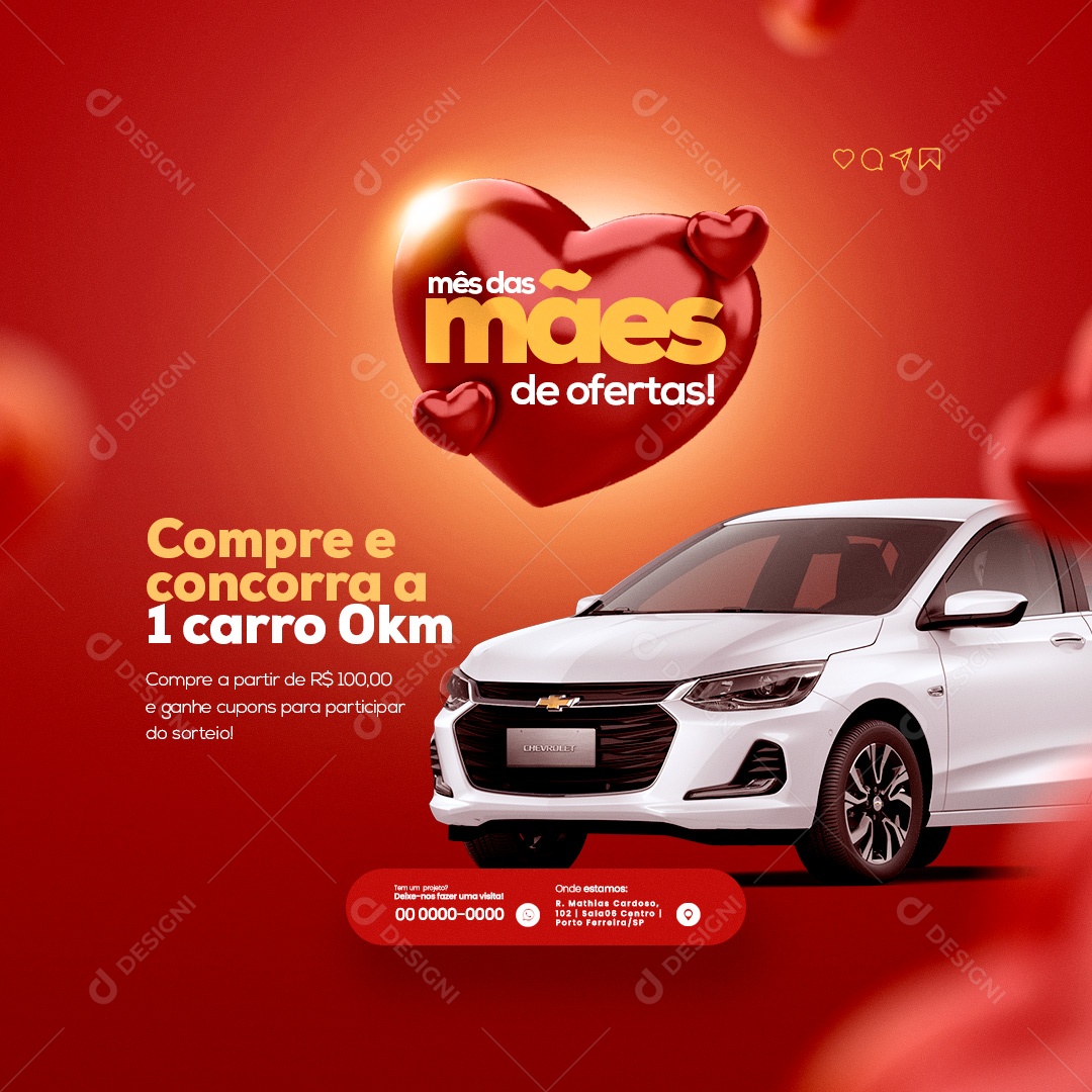 Mês das Mães de Ofertas! Social Media PSD Editável