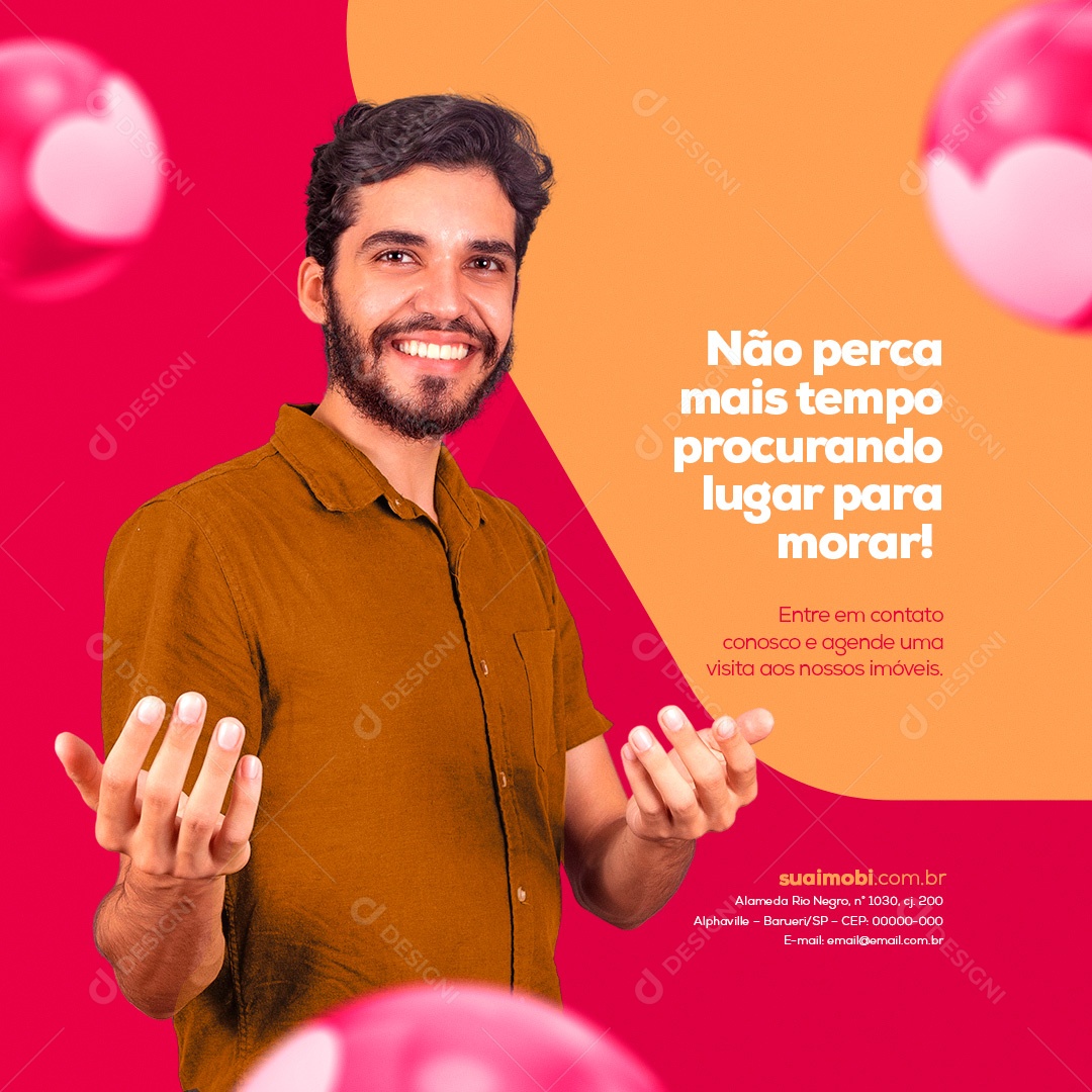 Imobiliária Social Media PSD Editável