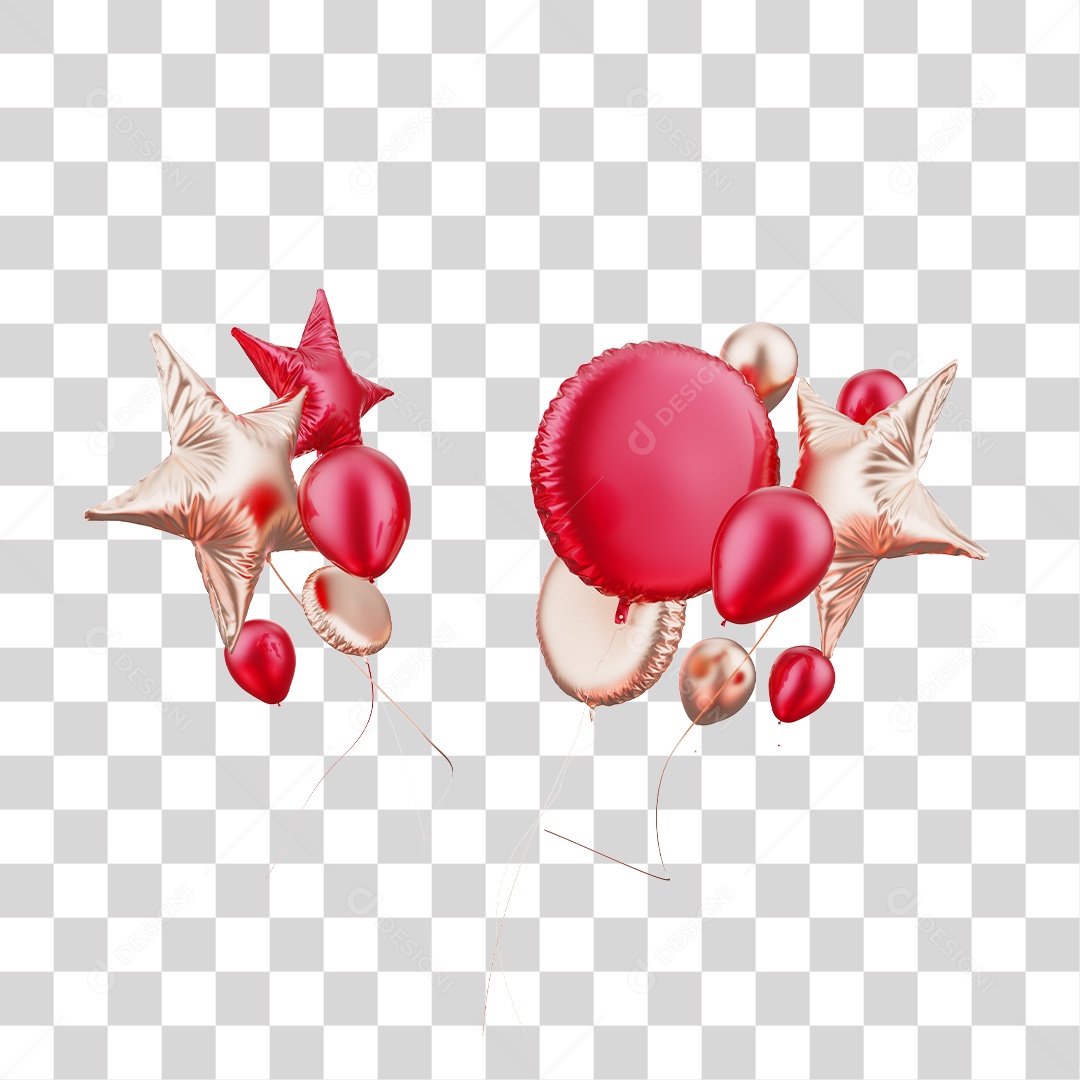 Elemento 3D Para Composição de Dia Das Mães PNG Transparente