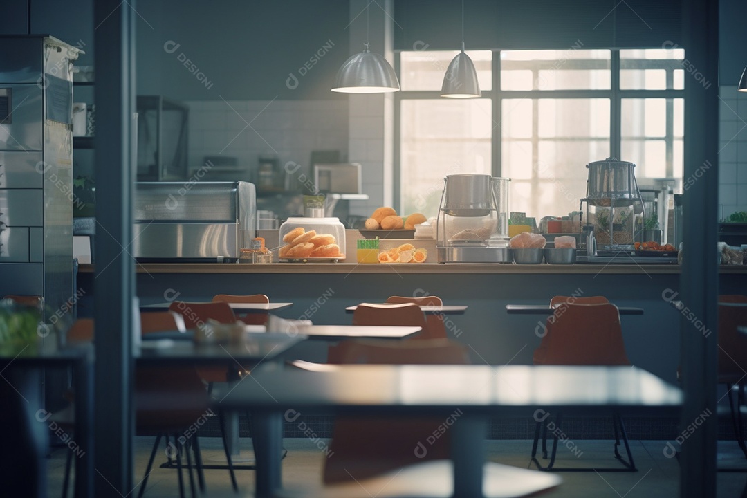 Estabelecimento padaria vazia