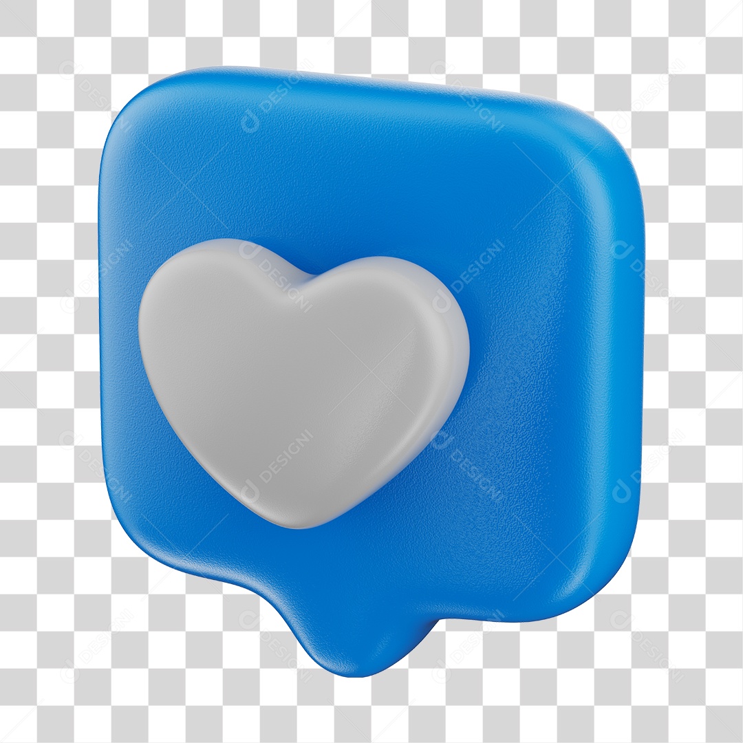 Elemento 3D Para Composição Emoji De Like Azul PNG Transparente