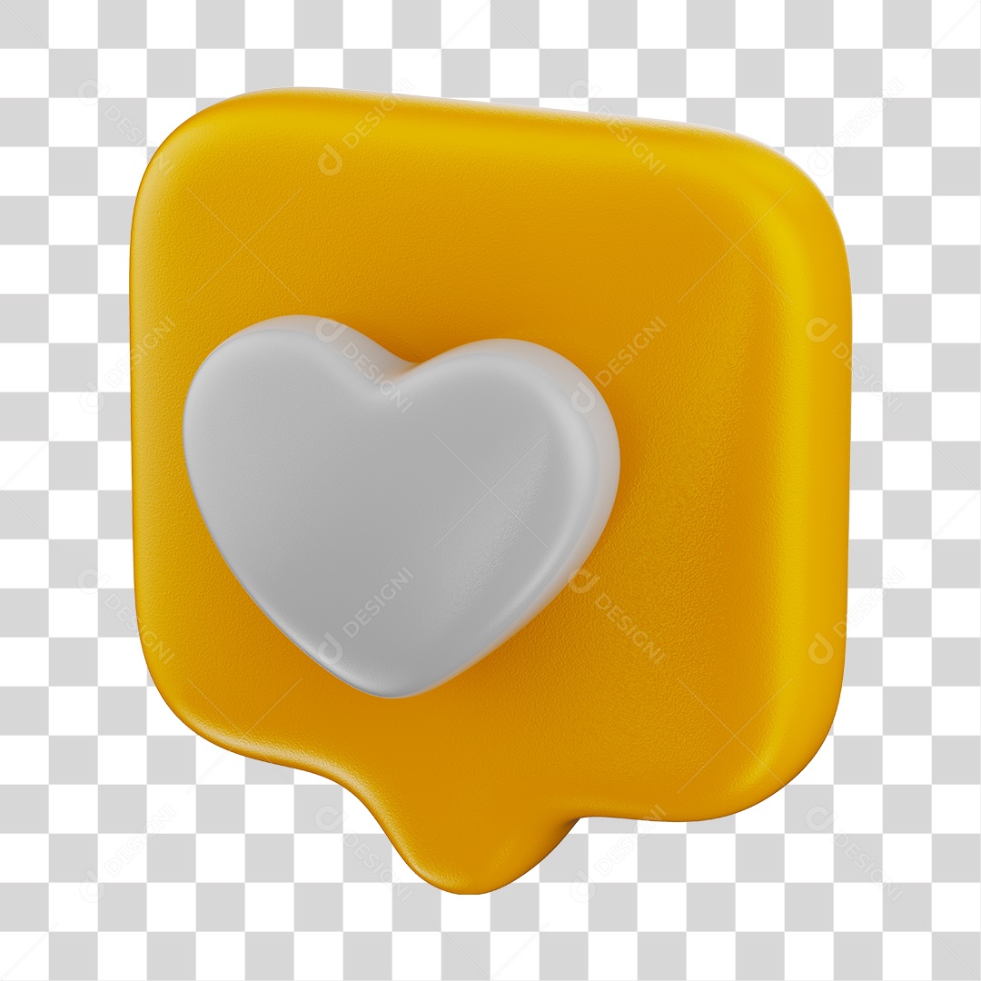 Elemento 3D Para Composição Emoji De Like Amarelo PNG Transparente