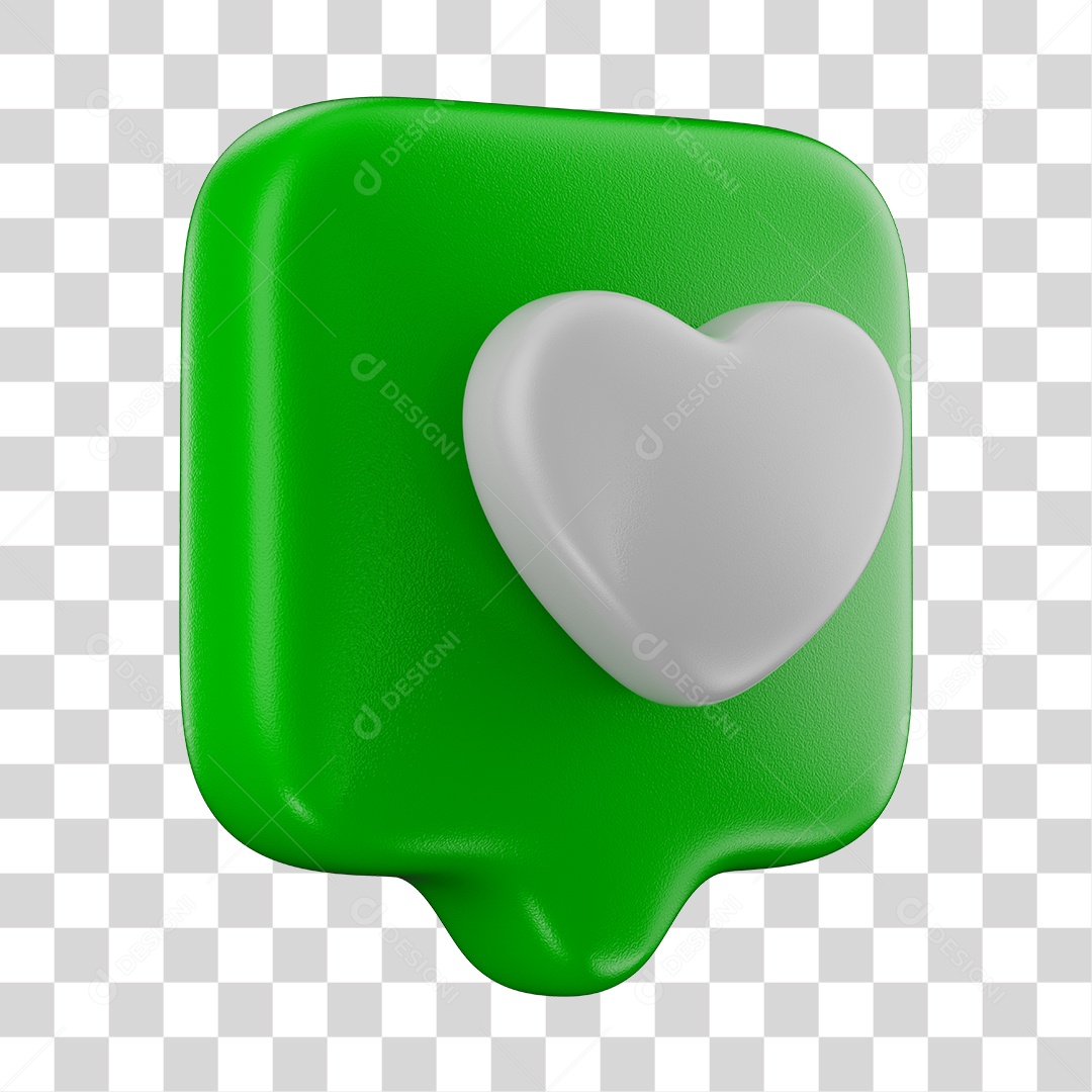 Elemento 3D Para Composição Emoji De Like Verde PNG Transparente