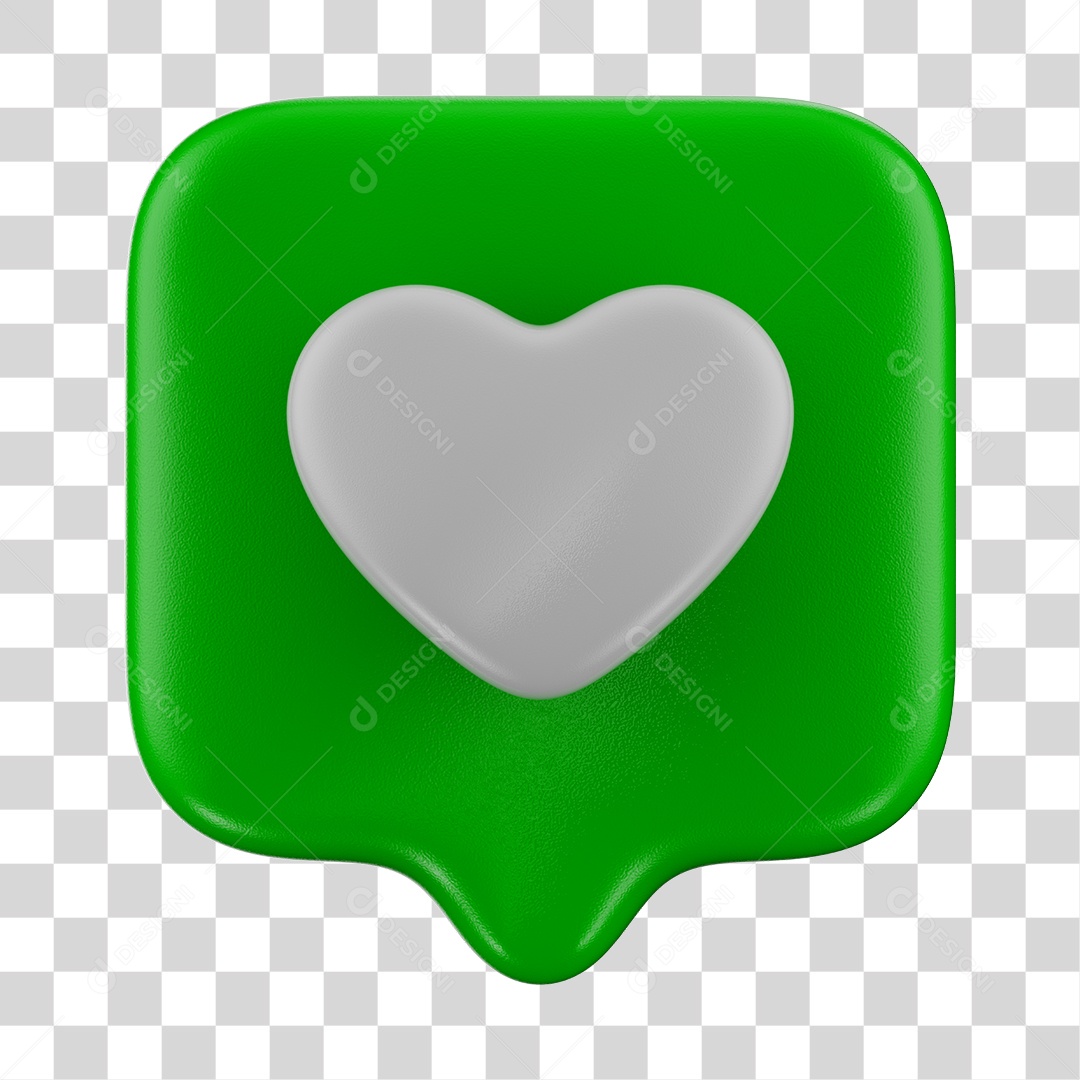 Elemento 3D Para Composição Emoji De Like Verde PNG Transparente