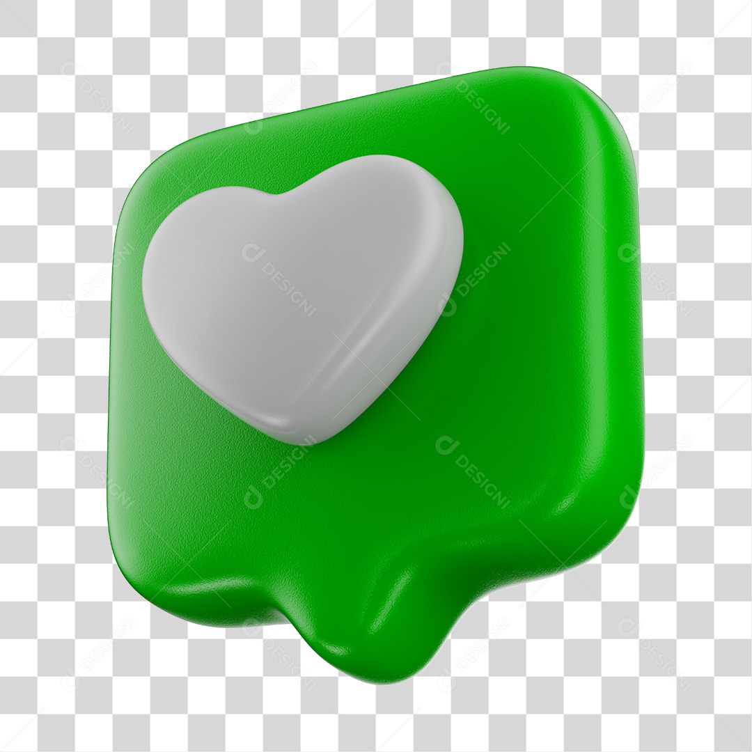 Elemento 3D Para Composição Emoji De Like Verde PNG Transparente