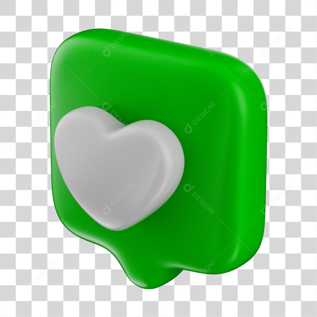 Elemento 3D Para Composição Emoji De Like Verde PNG Transparente