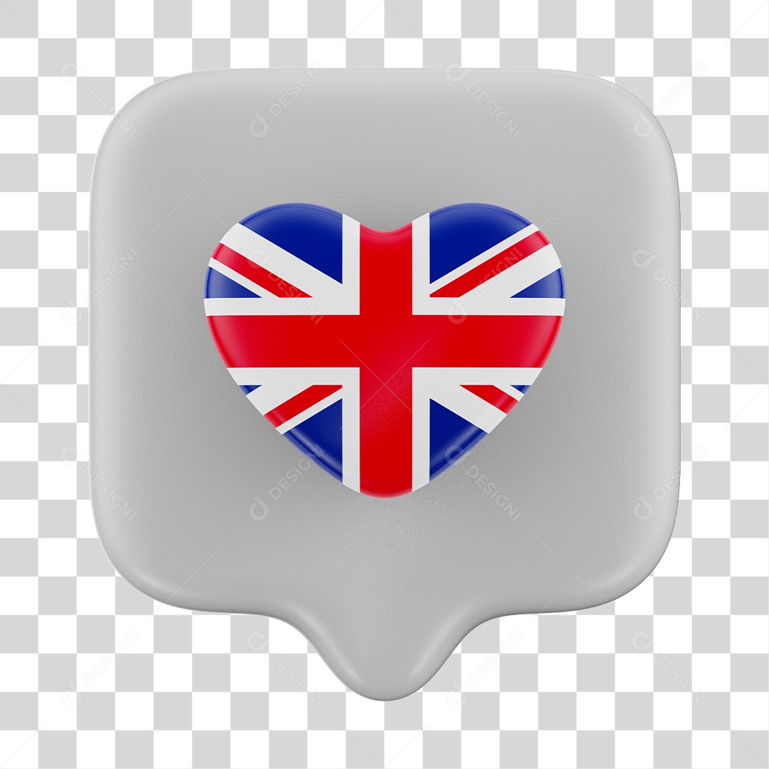 3D Element For Like Emoji Composition With Australian Flag Transparent PNG