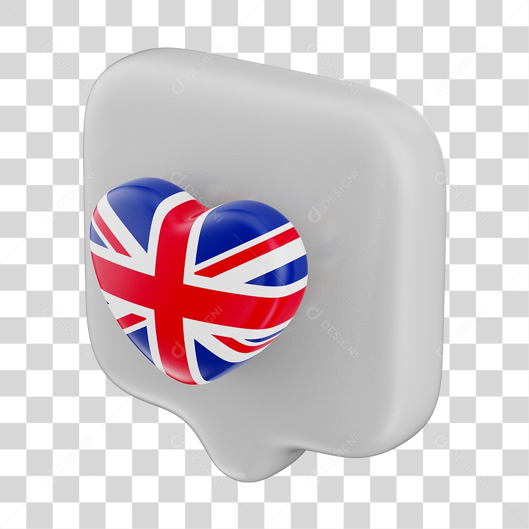 Elemento 3D Para Composição Emoji De Like Com a Bandeira da Austrália PNG Transparente