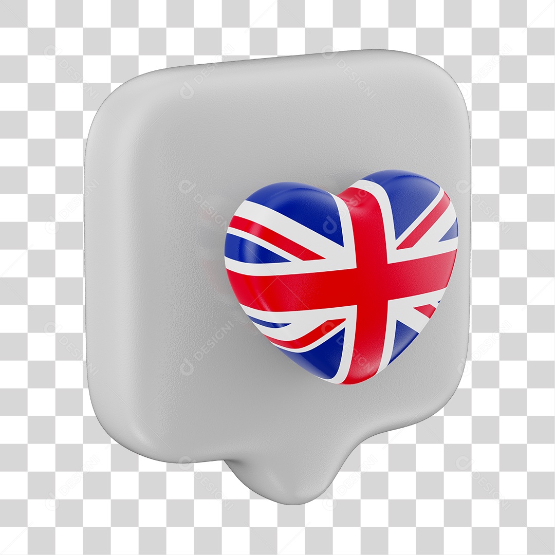 Elemento 3D Para Composição Emoji De Like Com a Bandeira da Austrália PNG Transparente
