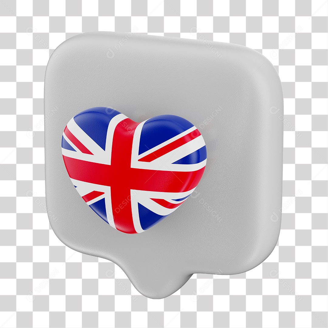 Elemento 3D Para Composição Emoji De Like Com a Bandeira da Austrália PNG Transparente