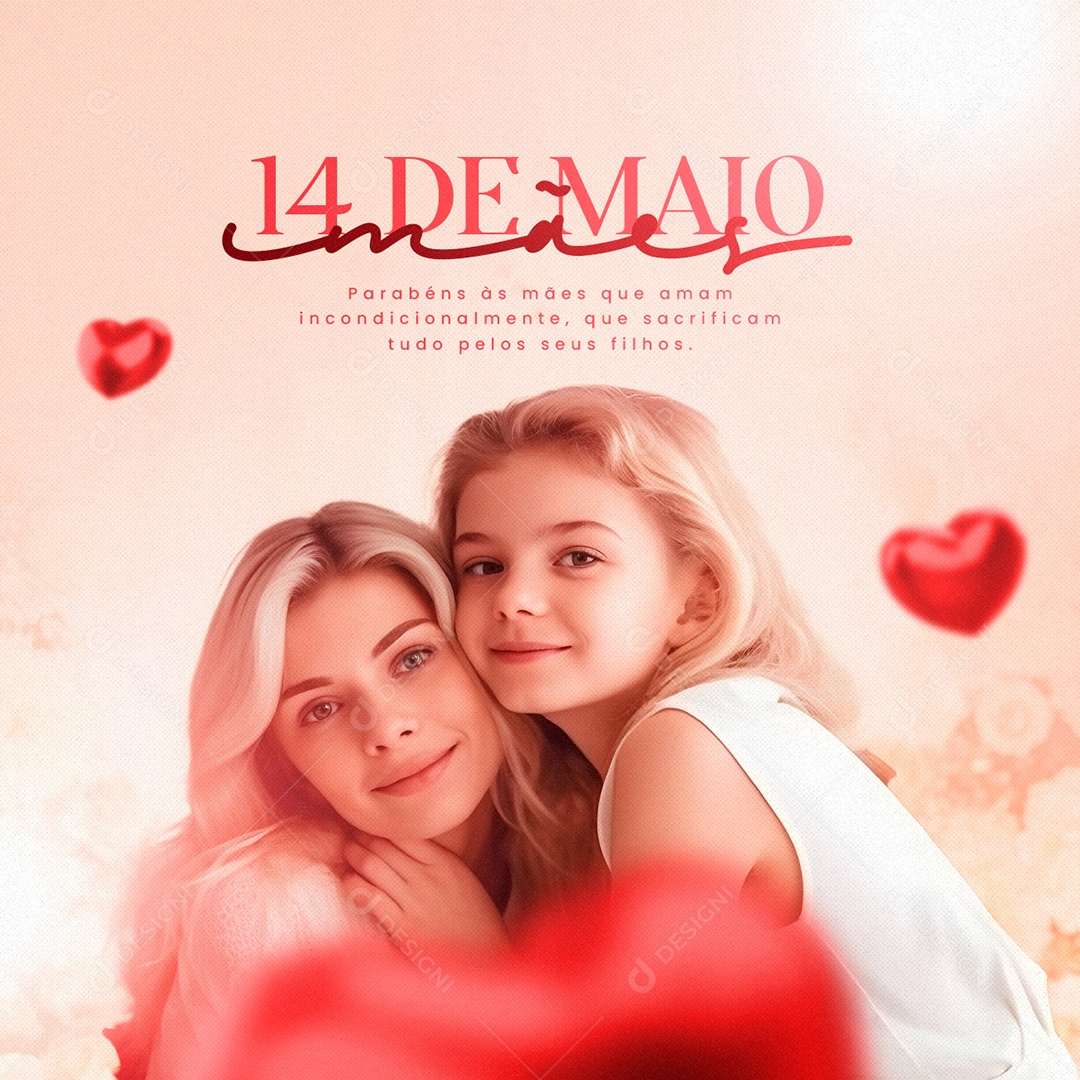 Parabéns Às Mães Que Amam Incondicionalmente Dia Das Mães Dia Das Mães Social Media PSD Editável