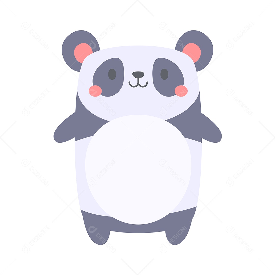 Desenho De Panda EPS