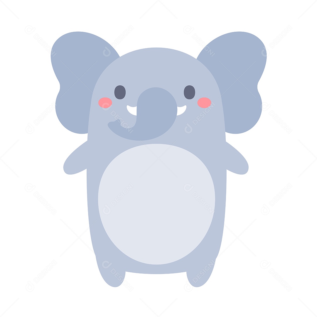 Desenho De Elefante EPS