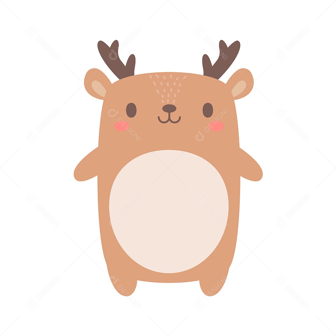 Desenho De Cervo EPS