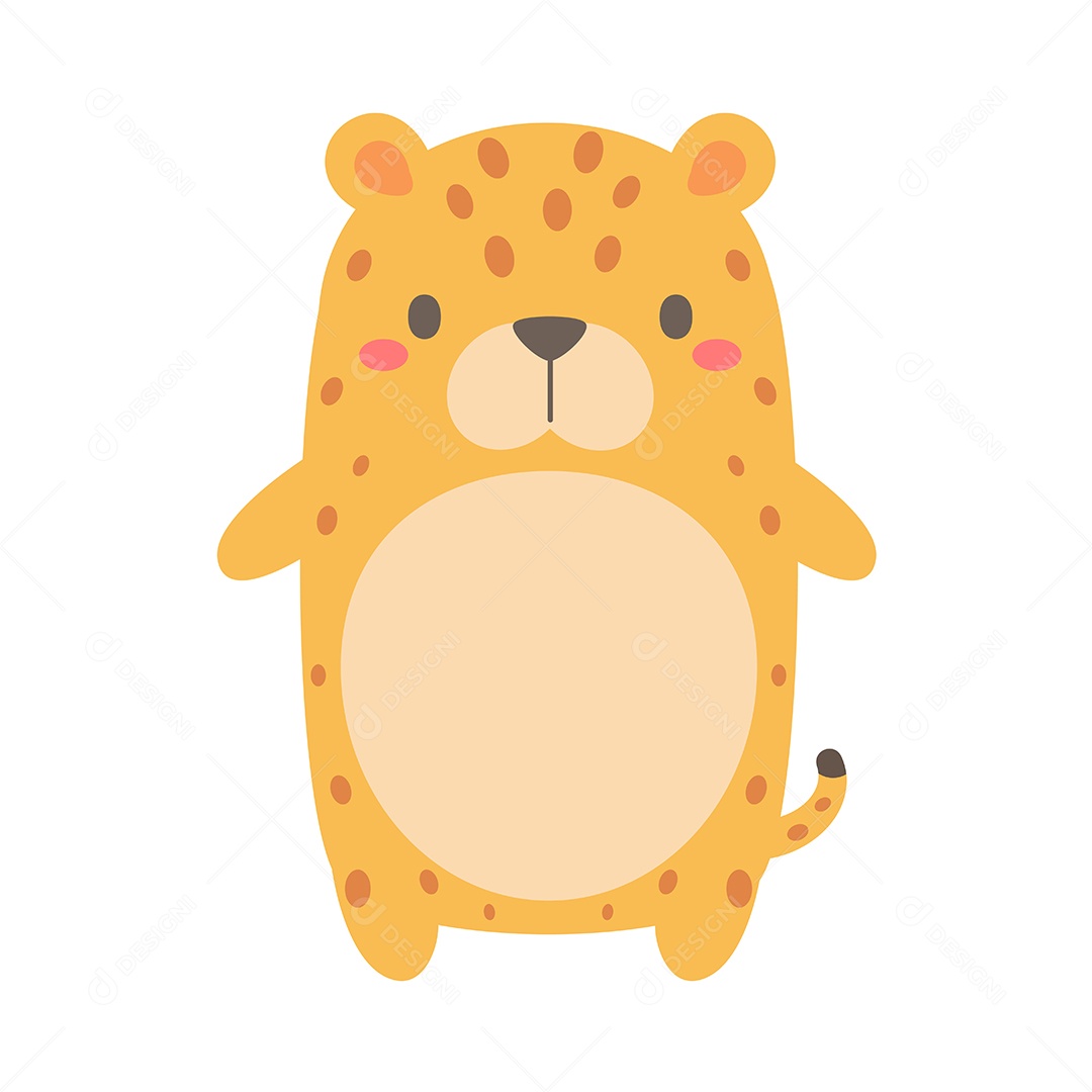 Desenho De Onça EPS