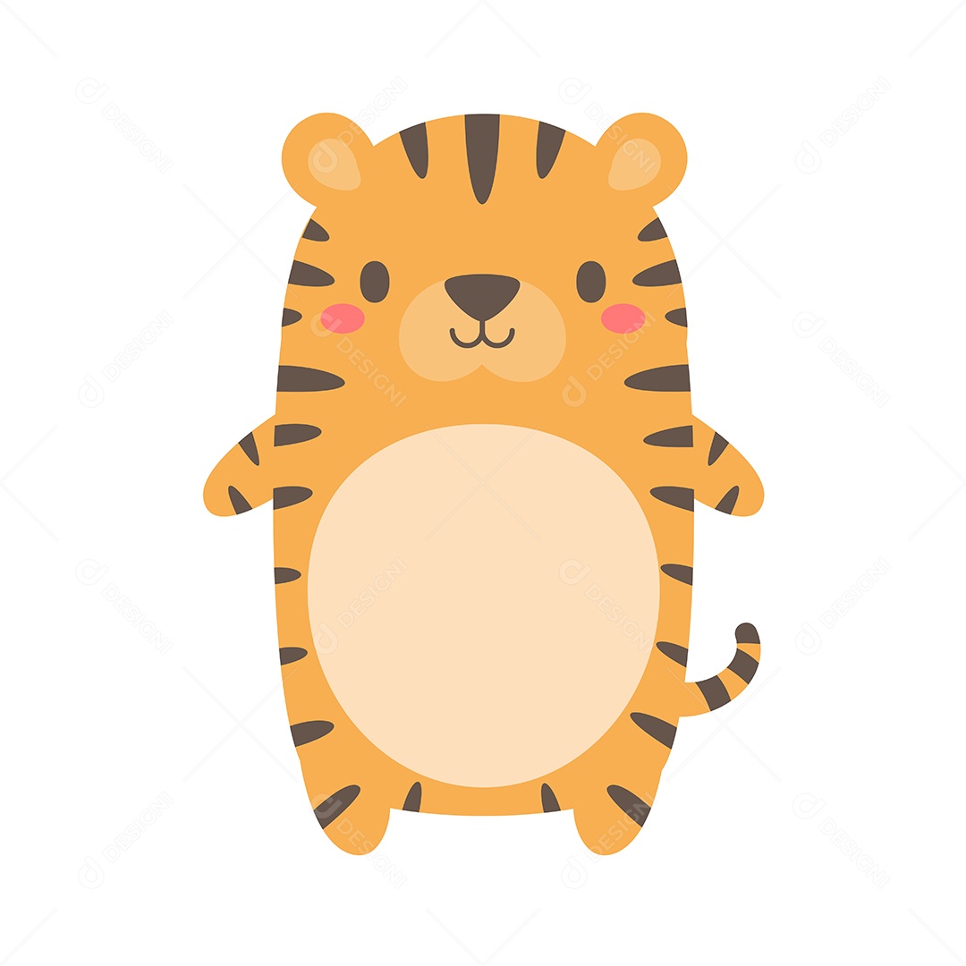 Desenho De Tigre EPS