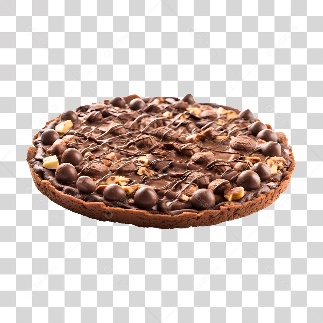 Pizza De Chocolate PNG Transparente