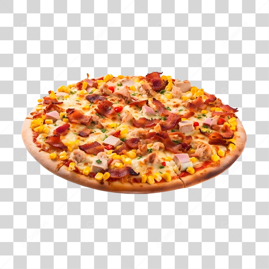 Pizza Caseira PNG Transparente