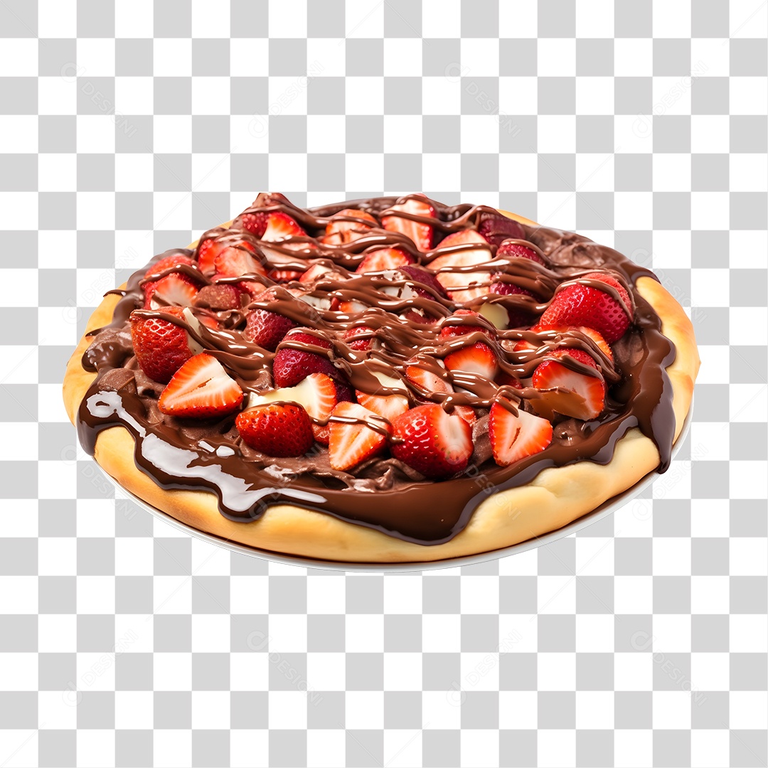 Pizza De Chocolate PNG Transparente