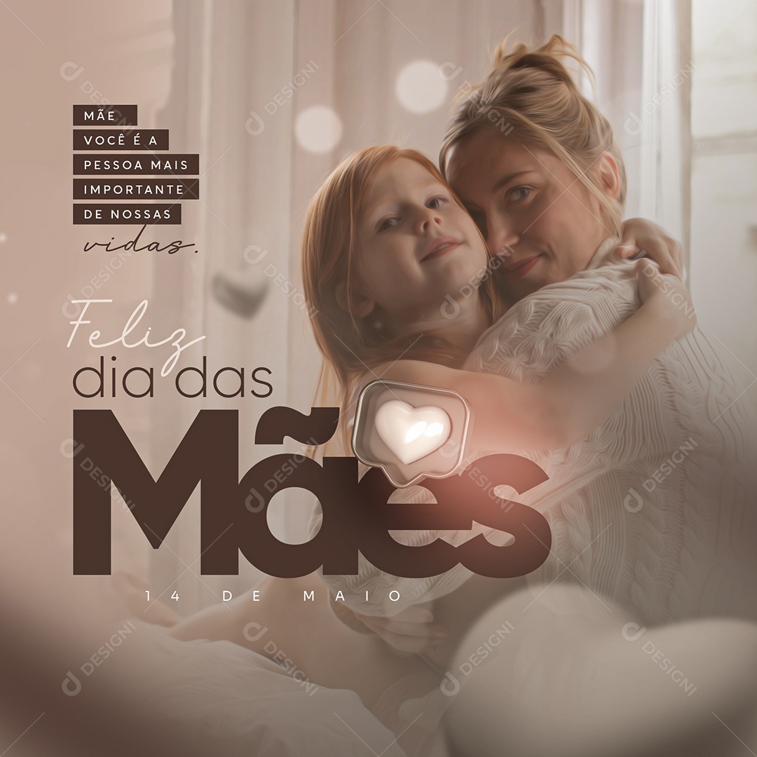 Social Media Dia das Mães 14 De Maio PSD Editavel